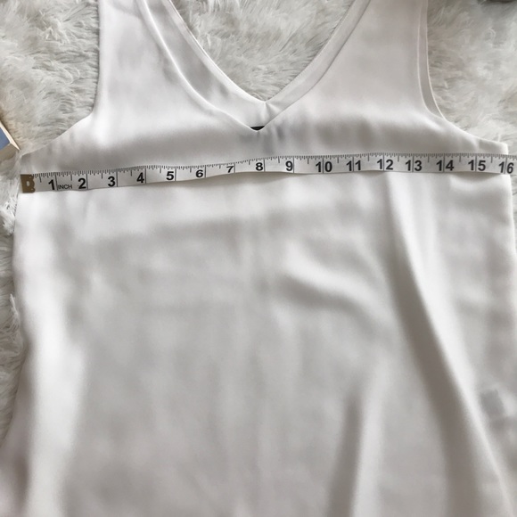 RW & CO. Solid Silky Crepe Wide Strap Cami Blouse - Picture 7 of 7